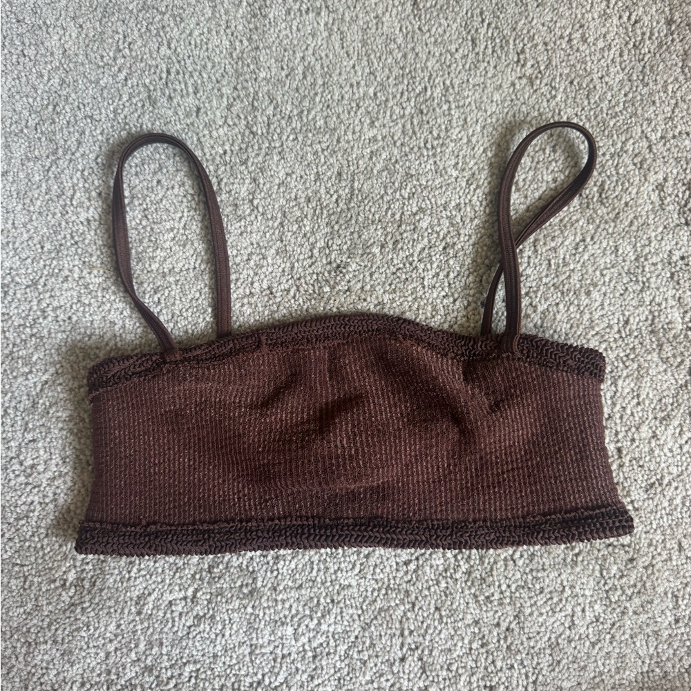 Brown Hunza G One Size Bikini (Gigi) - Picture 8 of 9
